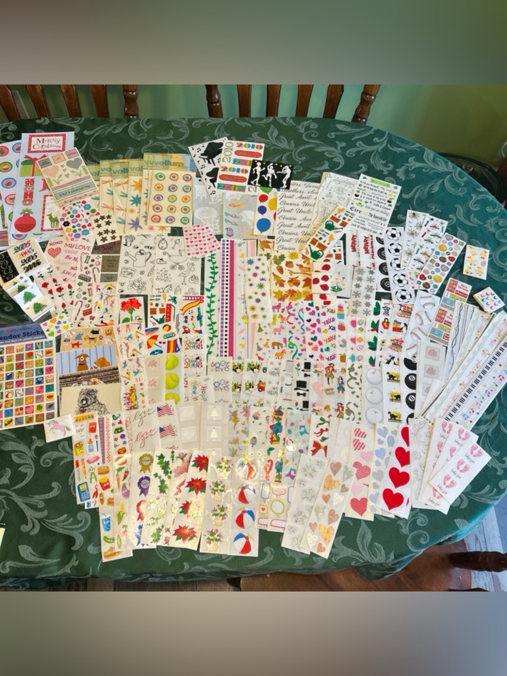 HUGE LOT of 250+ vintage 1990s-2010 Mrs Grossman’s sticker sheets